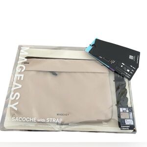 Mageasy Beige 2L Sacoche with 20mm Strap new